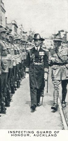 Inspecting Guard of Honour, Auckland 1927 (1937)