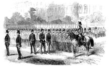 Inspection of the City of London Militia, 1858. Creator: Unknown