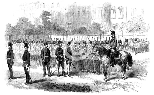 Inspection of the City of London Militia, 1858. Creator: Unknown.