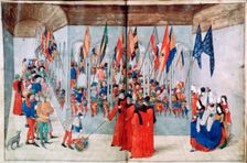 Inspection of the helmets, 1488-1489