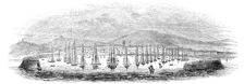Inspection of Revenue Cruisers, in Kingstown Harbour, Dublin, 1844. Creator: Unknown
