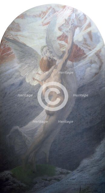 'Inspiration', 1902. Artist: Carlos Schwabe