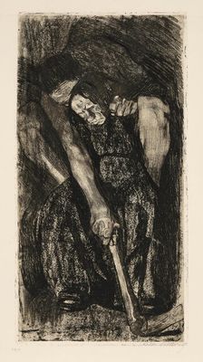 Inspiration, 1905. Creator: Kollwitz, Käthe (1867-1945)