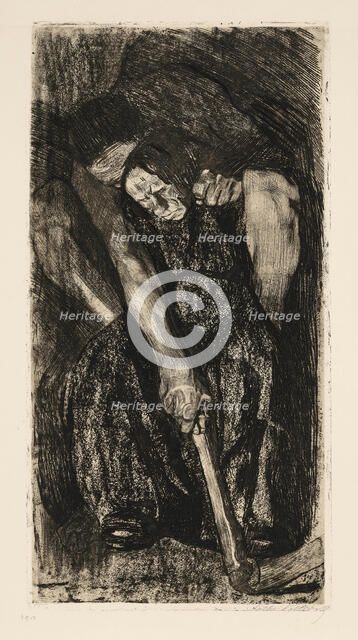 Inspiration, 1905. Creator: Kollwitz, Käthe (1867-1945).