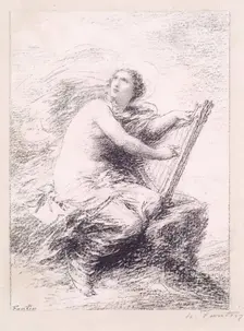 Inspiration, c1895. Creator: Henri Fantin-Latour