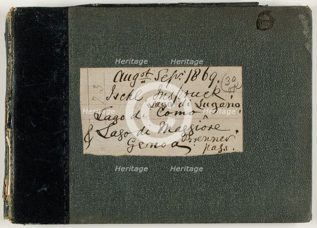 Inspruck, Italian Lakes, 1869. Creator: Charles George Lewis.