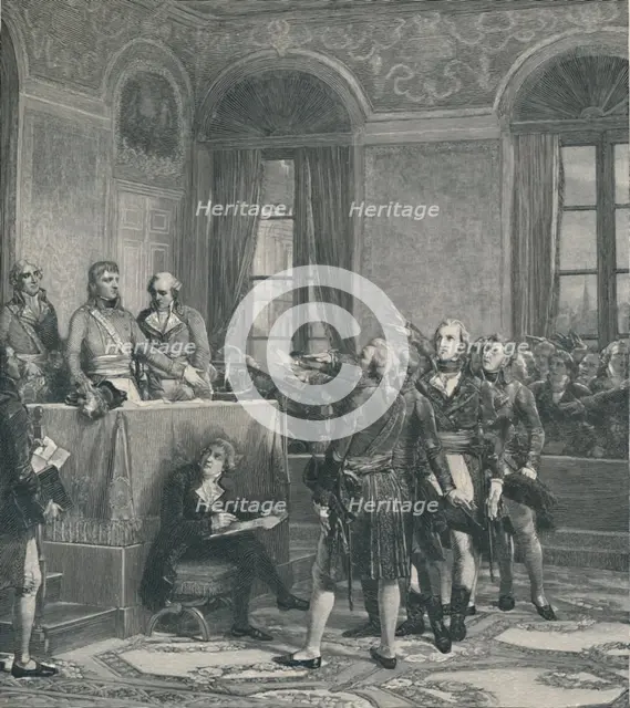 'Installation of the Council of State...December 25, 1799', (1896).  Artist: Peter Aitken.