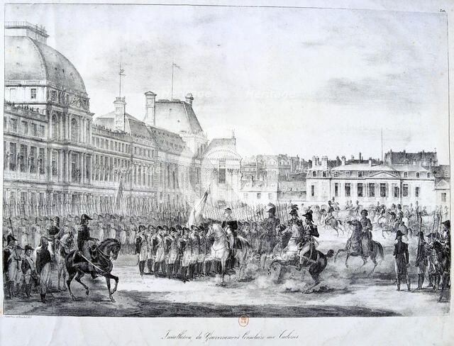 'Installation of the Government at Tuileries', 19th century. Artist: Unknown