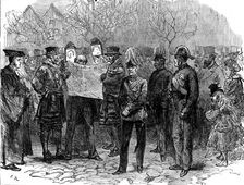 Installation of the new Constable of the Tower, 1871. Creator: Unknown