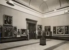 Installation photography of the Exhibition of French Art 1200-1900 at the Royal Academy..., 1932. Creator: Unknown