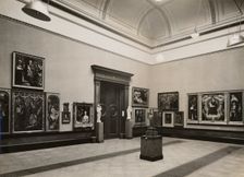 Installation photography of the Exhibition of French Art 1200-1900 at the Royal Academy..., 1932. Creator: Unknown