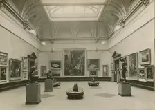 Installation photography of the Exhibition of French Art 1200-1900 at the Royal Academy..., 1932. Creator: Unknown