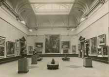 Installation photography of the Exhibition of French Art 1200-1900 at the Royal Academy..., 1932. Creator: Unknown