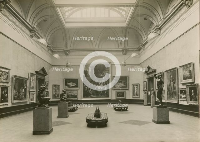 Installation photography of the 'Exhibition of French Art 1200-1900' at the Royal Academy..., 1932. Creator: Unknown.