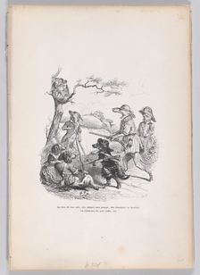 Instead of all this... from Scenes from the Private and Public Life of Animals , ca..., ca. 1837-47. Creator: Andrew Best Leloir