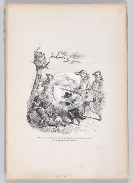 Instead of all this... from Scenes from the Private and Public Life of Animals , ca..., ca. 1837-47. Creator: Andrew Best Leloir.