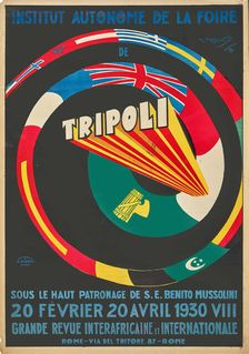Institut Autonome de la Foire Tripoli 1930, 1929. Creator: Franciji; R. (active 1920s-1930s)