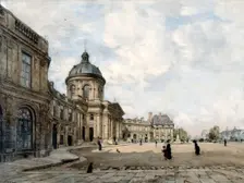 Institute of France Paris, 1887. Artist: Emmanuel Lansyer