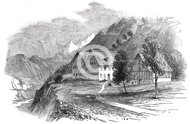 Institution for Cretins at Interlacken, Switzerland, 1850. Creator: Unknown.