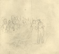 Institutsspaziergang mid-late 19th century, (c1924). Creator: Carl Spitzweg