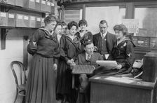 Instructing Yeowomen, between c1915 and c1920. Creator: Bain News Service