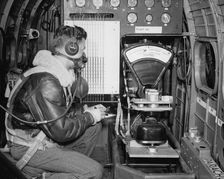 Instrumentation in B-29, 1944. Creator: NASA