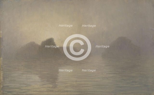 Insulae syrenum, study, 1902. Creator: Henry Brokman.