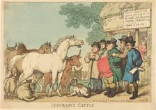 Insurable Cattle, published 1809. Creator: Thomas Rowlandson