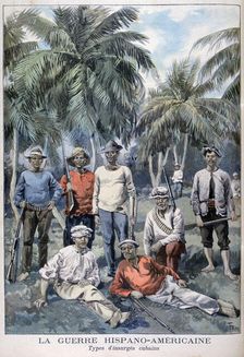 Insurgent Cubans during the Spanish-American War, 1898. Creator: F Meaulle