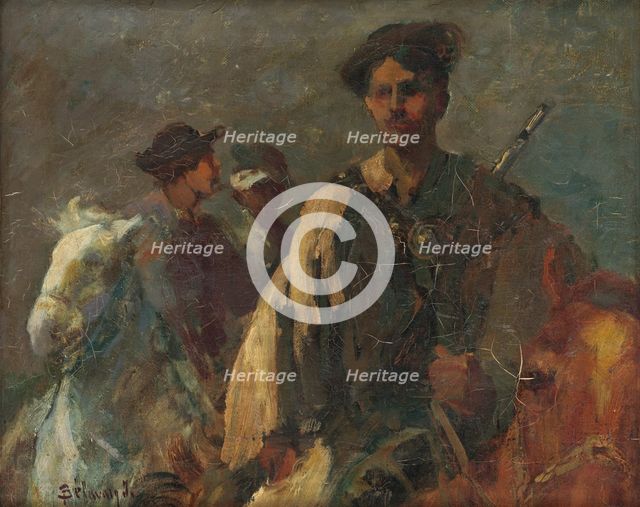 Insurgents, 1900-1918. Creator: István Burchard-Bélaváry.