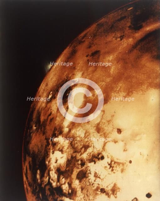 Io, Jupiter's moon, from 304,000 miles. Creator: NASA.