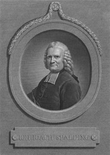 IOH. IOACH. SPALDING 1778. Artist: Johann Friedrich Bause