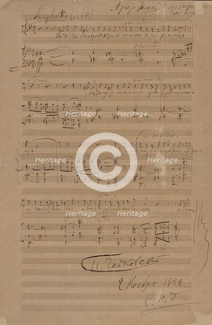 Iolanta's Arioso from the opera Iolanta by Pyotr Tchaikovsky, 1892.