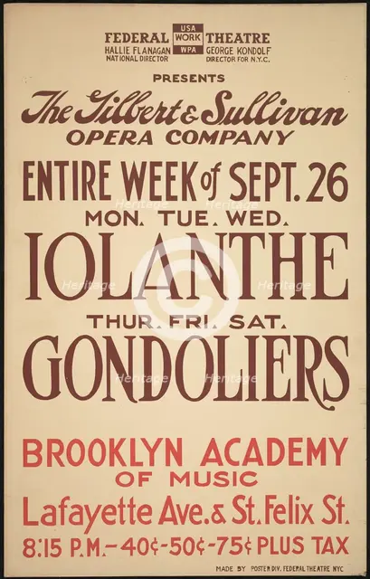 Iolanthe, New York City, [193-]. Creator: Unknown.