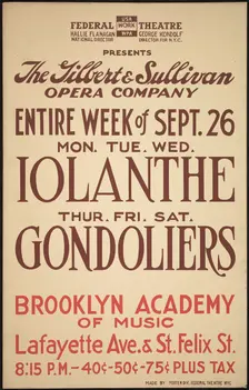 Iolanthe, New York City, [193-]. Creator: Unknown