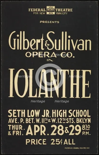 Iolanthe, New York City, [193-]. Creator: Unknown.