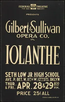 Iolanthe, New York City, [193-]. Creator: Unknown