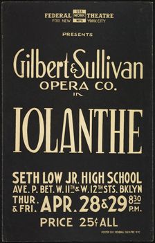 Iolanthe, New York City, [193-]. Creator: Unknown
