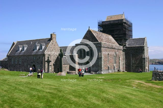 Iona Abbey, Argyll and Bute, Scotland.  Creator: Peter Thompson.