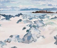 Iona, Grey Day, 1927. Creator: Samuel John Peploe