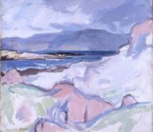 Iona, Pink Rocks, 1920-1934. Creator: Samuel John Peploe