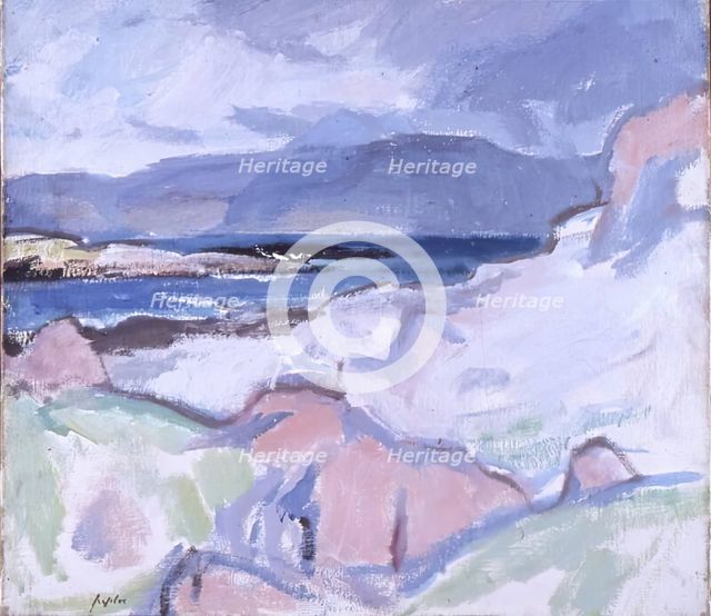 Iona, Pink Rocks, 1920-1934. Creator: Samuel John Peploe.
