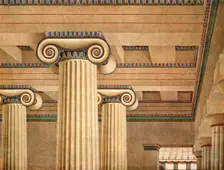 Ionic Hall in the Acropolis at Athens, Greece, (1928). Creator: Unknown