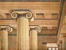 Ionic Hall in the Acropolis at Athens, Greece, (1928). Creator: Unknown