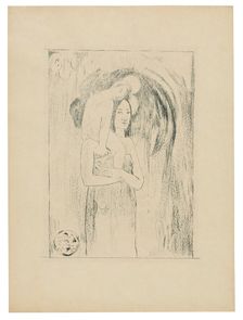 Ia orana Maria (Hail Mary), 1894/95, published Mar. 1895. Creator: Paul Gauguin