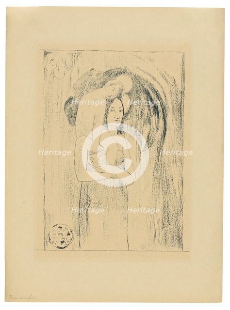 Ia orana Maria (Hail Mary), 1894/95, published Mar. 1895. Creator: Paul Gauguin.
