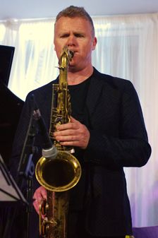 Iain Ballamy, Watermill Jazz Club, Dorking, Surrey, 2 July 2019. Creator: Brian O'Connor