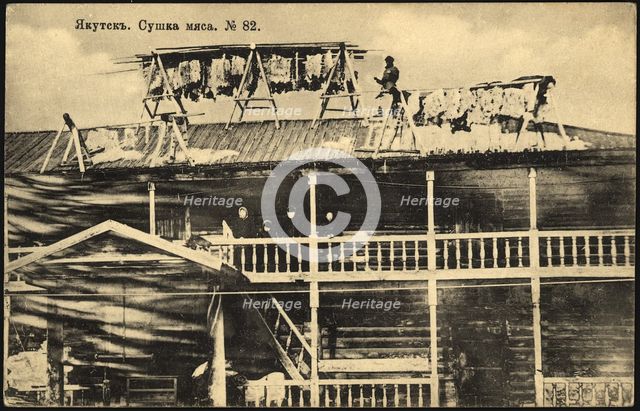 Iakutsk: Meat Curing, 1904-1917. Creator: Unknown.