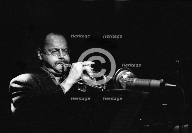 Ian Carr, Nucleus, Ronnie Scott's, Soho, London, May 1991. Creator: Brian O'Connor.