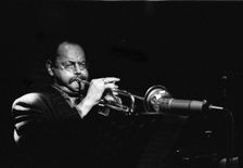 Ian Carr, Nucleus, Ronnie Scott's, Soho, London, May 1991. Creator: Brian O'Connor